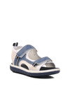 White Blue Orthopedic Boys Sandals 24-996 F