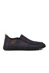 Navy Blue Nubuck Mens Casual Shoes D2024 M