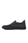 Navy Blue Nubuck Mens Casual Shoes D2024 M
