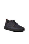 Navy Blue Nubuck Mens Casual Shoes D2025 M