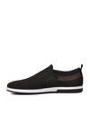 Black Nubuck Mens Casual Shoes D7401 M
