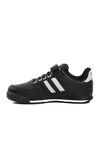 Black-White Kids Sports Shoes Effective PU P