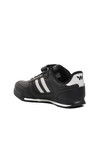 Black-White Kids Sports Shoes Effective PU P