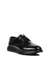 Black Patent Leather Mens Casual Shoes P200 M