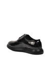 Black Patent Leather Mens Casual Shoes P200 M