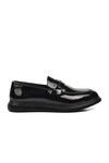 Black Patent Leather Mens Casual Shoes P300 M
