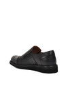 Black Genuine Leather Mens Casual Shoes Premium 03256 M