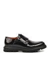 Black Patent Leather Genuine Leather Mens Casual Shoes Premium 33284 M