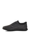 Black Genuine Leather Anatomic Gel Sole Mens Casual Shoes 008 M