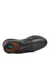 Black Genuine Leather Anatomic Gel Sole Mens Casual Shoes 008 M