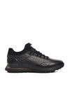 Black Genuine Leather Mens Casual Shoes 1046 M