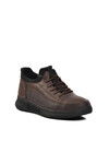 Brown Genuine Leather Mens Casual Shoes 110 M