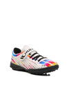 White-Black Childrens Artificial Turf Shoes Hulk 129-F