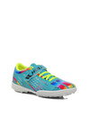 Turquoise-White Childrens Artificial Turf Shoes Hulk 129-F
