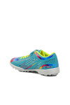 Turquoise-White Childrens Artificial Turf Shoes Hulk 129-F