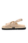 Beige Womens Flat Sandals 150 Z
