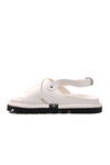 White Womens Flat Sandals 150 Z
