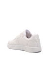 White Lace-Up Unisex Sneaker 158