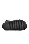 Black Womens Flat Sandals 158 Z