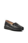Black Gel Sole Anatomical Leather Inside Womens Casual Shoes 181 Z
