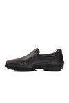 Black Genuine Leather Orthopedic Mens Casual Shoes 20063 M