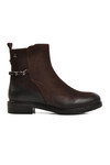 Brown Nubuck Womens Boots 20742K Z