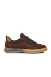 Brown Nubuck Mens Casual Shoes 231220 M