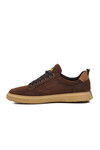 Brown Nubuck Mens Casual Shoes 231220 M