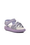 Lila Ortopedik Kız Çocuk Sandalet 24-401 P