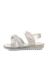 White Orthopedic Girls Sandals 24-409 P