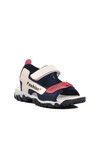 Navy Blue White Orthopedic Boys Sandals 24-410 F