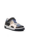 Navy Blue Orthopedic Boys Shoes 24-416 P