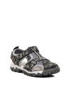 Gray Orthopedic Boys Sports Sandals 24-418 F