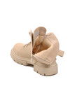 Beige Polar Fleece Girls Boots 24106 F