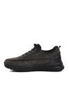 Gray Nubuck Genuine Leather Mens Casual Shoes 241548 M