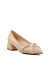 Beige Womens High Heel Evening Shoes 248020 Z
