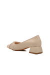 Beige Womens High Heel Evening Shoes 248020 Z