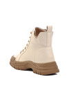 Beige Polar Fleece Non-Slip Sole Womens Boots 24K310-14 Z