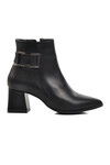 Black Skin Womens Boots 276517 Z
