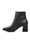 Black Skin Womens Boots 276517 Z
