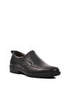 Black Genuine Leather Orthopedic Mens Classic Shoes 28326 M