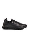 Black Genuine Leather Orthopedic Mens Casual Shoes 28800 M
