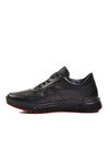 Black Genuine Leather Orthopedic Mens Casual Shoes 28837 M