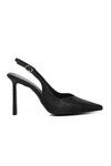 Black Thin Heeled Womens Evening Shoes 298226 Z