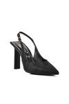 Black Thin Heeled Womens Evening Shoes 298226 Z