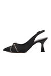 Black Thin Heeled Womens Evening Shoes 312099 Z