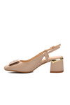 Beige Womens High Heel Shoes 312124 Z