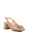 Beige Womens High Heel Shoes 312124 Z