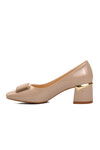 Beige Womens High Heel Shoes 312145 Z