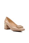 Beige Womens High Heel Shoes 312145 Z